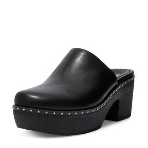 Pilar Mule Leather Platform Clog